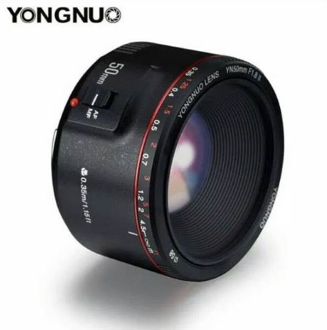 Lensa Yongnuo 50mm f/1.8 II EF Mount